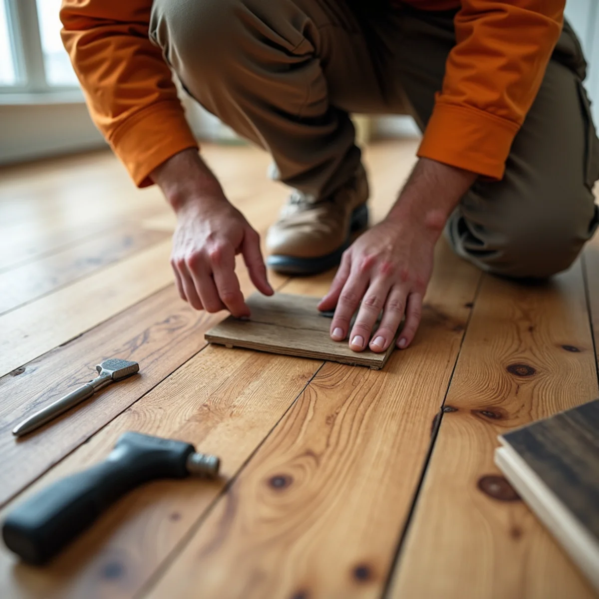 close up detail illustrating crawlspace moisture hardwood floors