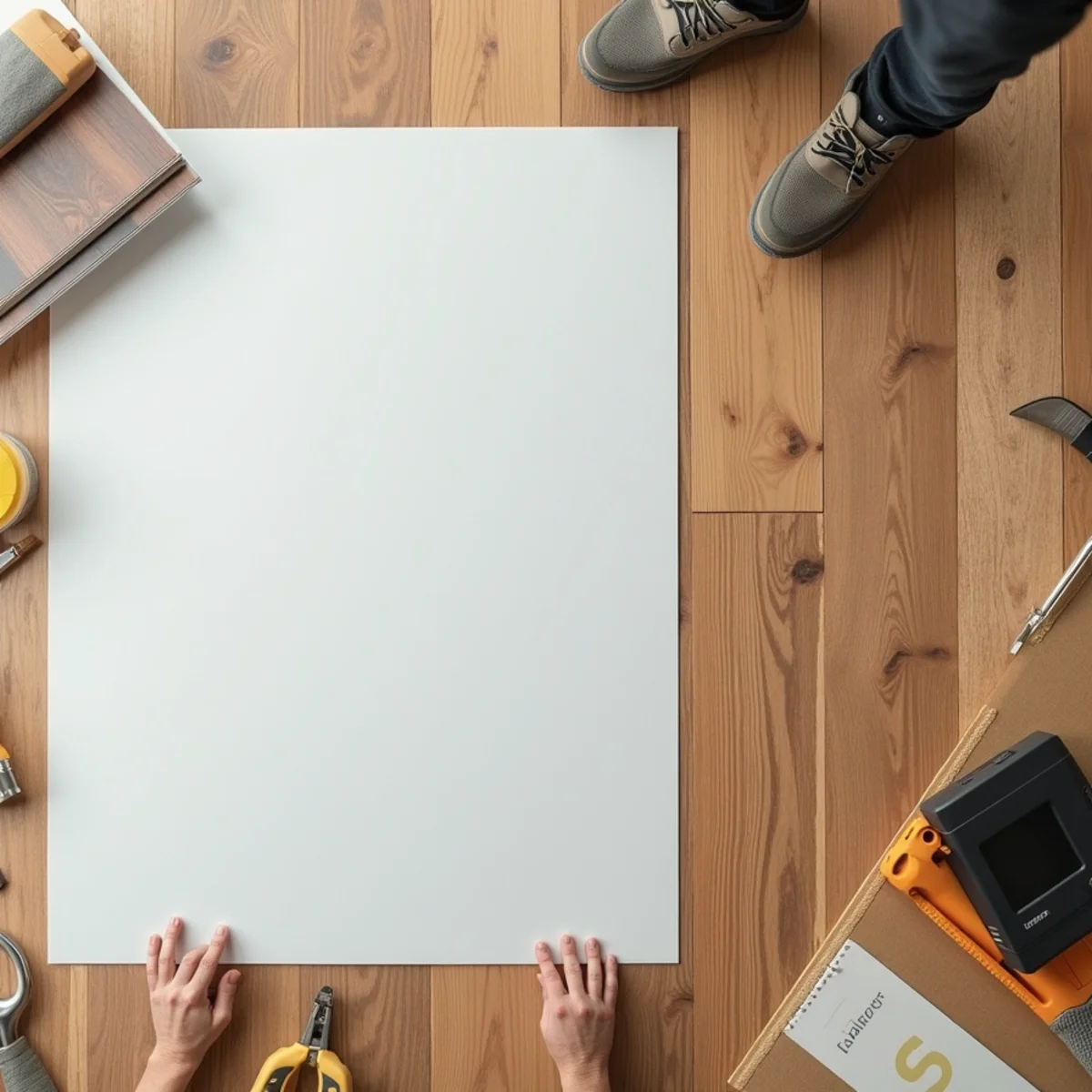 Illustration for a North Alabama flooring guide on LVP vs laminate