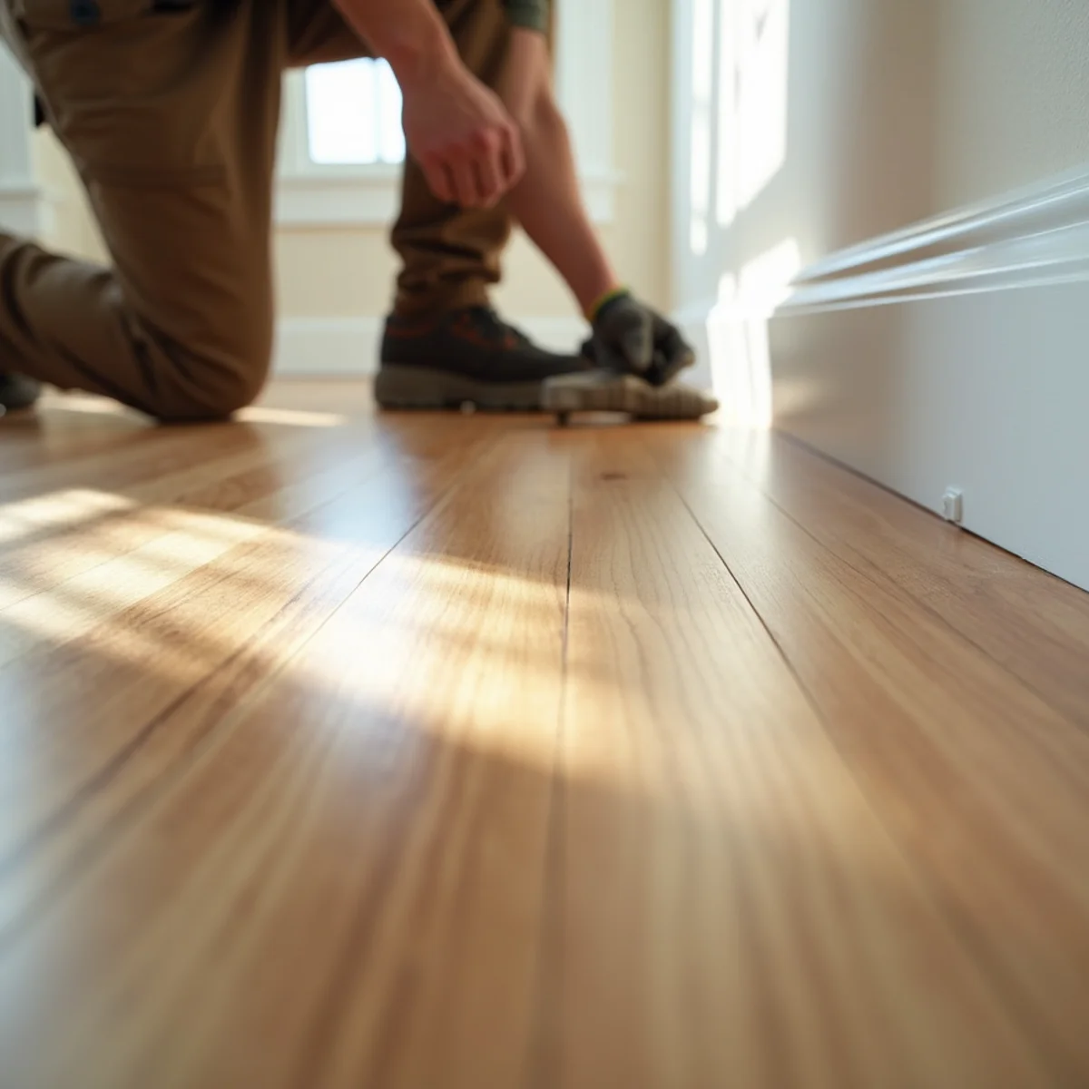 finished room detail during carpet installation in Huntsville, AL